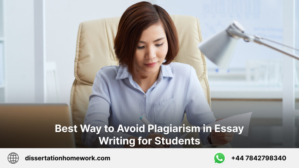 Best Way to Avoid Plagiarism in Essay Writing for Students