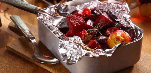 Food Is Protected from Outside Elements by Aluminum Foil